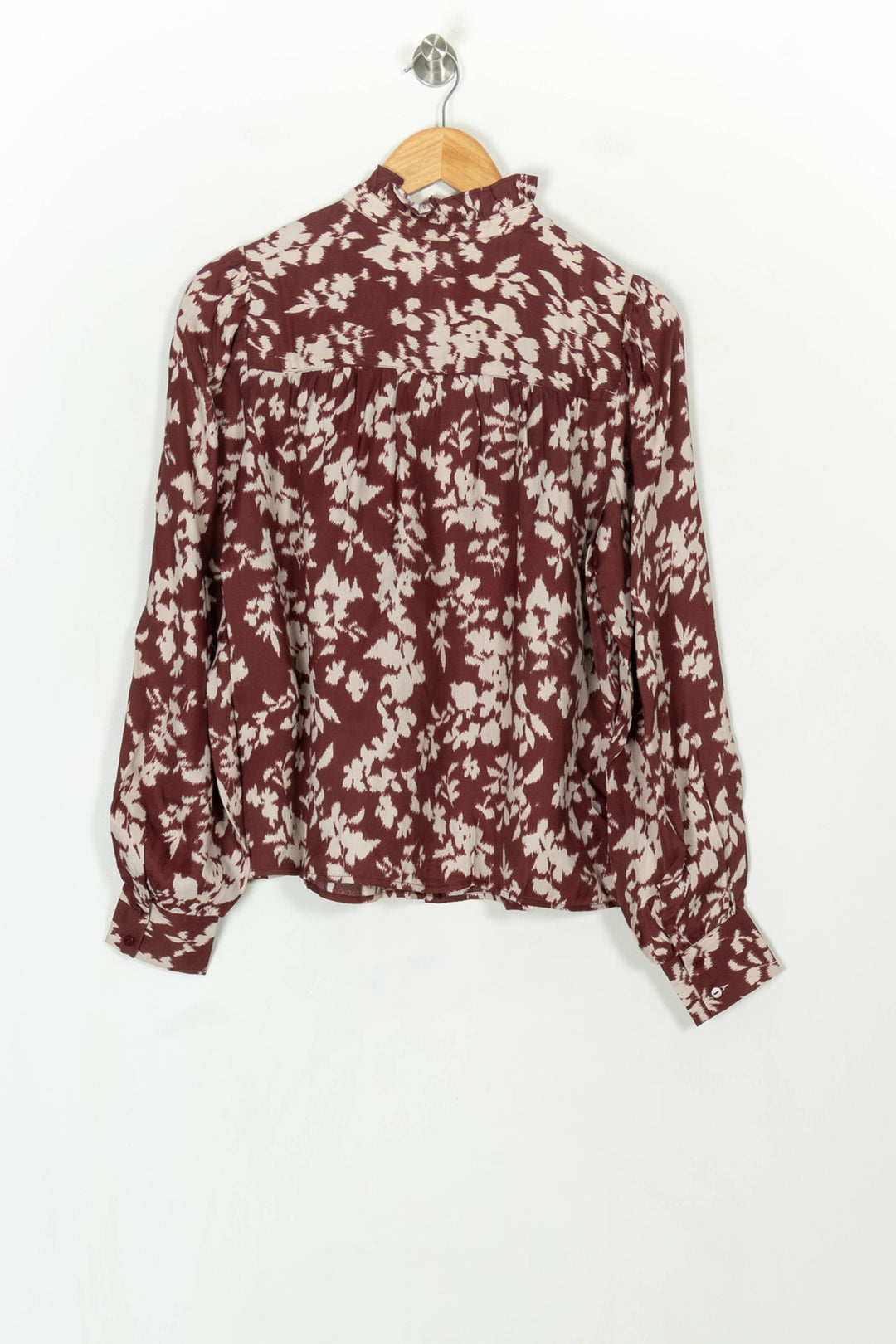 Blouse Bordeau et Blanche - Taille S/36 de la marque Petite Mendigote | PARAD119500 - Vendu par Paradigme - Image 5