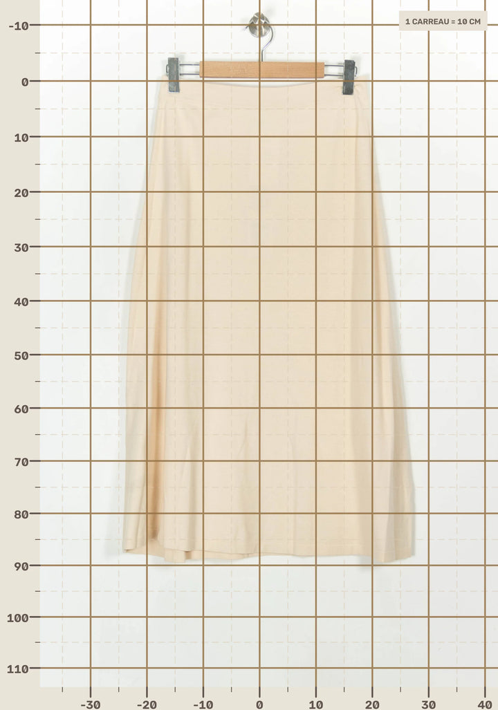 Jupe Midi Beige - Taille XL/42 de la marque Petite Mendigote | PARAD119501 - Vendu par Paradigme - Image 4