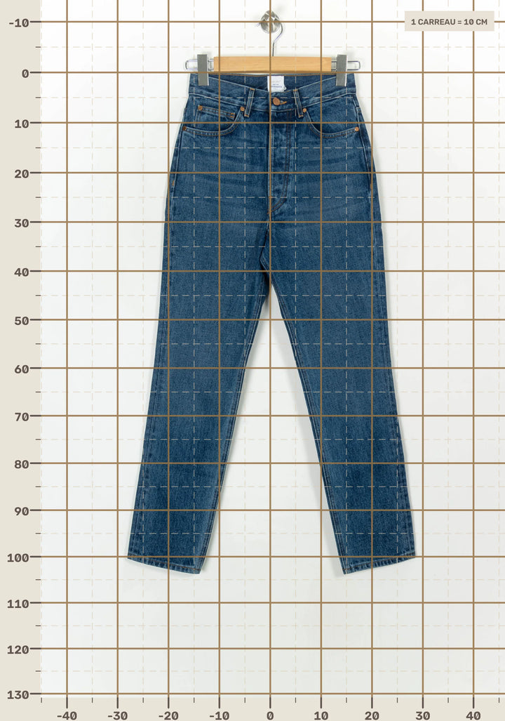 Jean Bleu - Taille S/36 de la marque Petite Mendigote | PARAD119502 - Vendu par Paradigme - Image 4