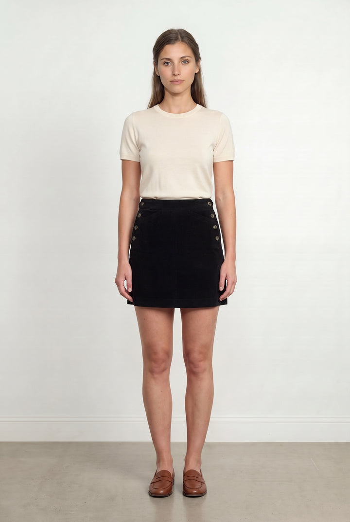 Jupe Noire - Taille M/38 de la marque Petite Mendigote | PARAD119507 - Vendu par Paradigme - Image 1