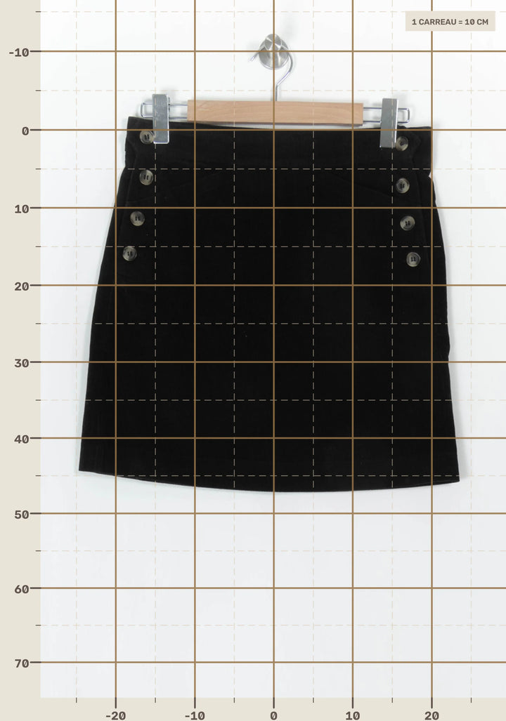 Jupe Noire - Taille M/38 de la marque Petite Mendigote | PARAD119507 - Vendu par Paradigme - Image 4