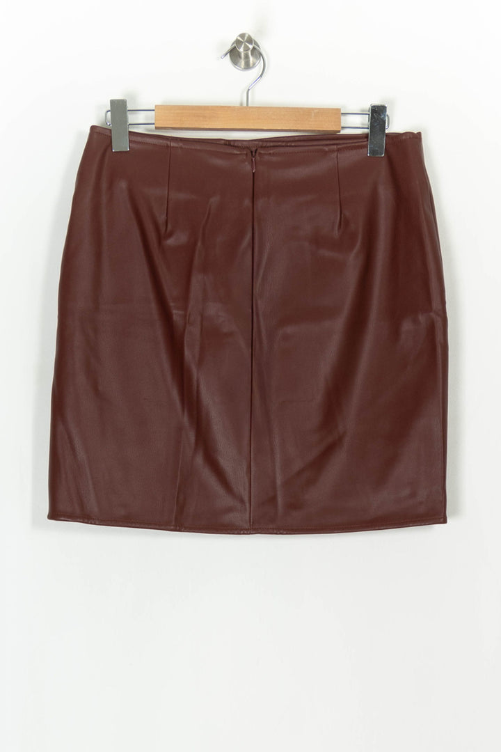 Jupe Portefeuille Bordeaux - Taille XXL/44 de la marque Petite Mendigote | PARAD119508 - Vendu par Paradigme - Image 5