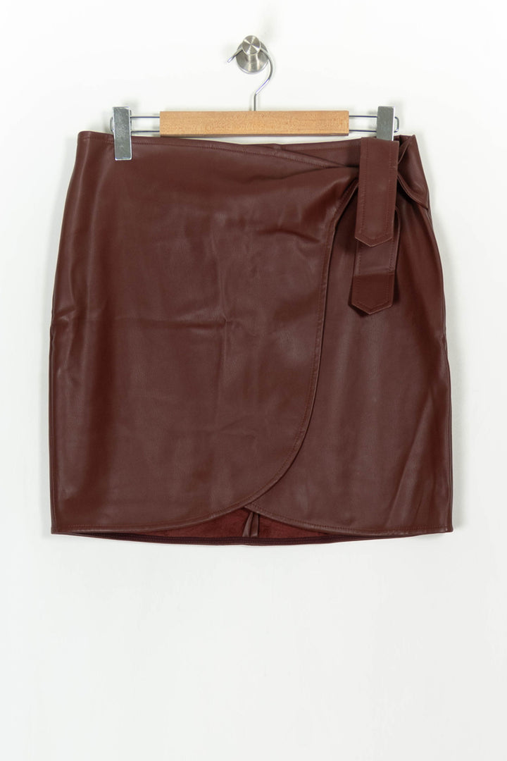 Jupe Portefeuille Bordeaux - Taille XXL/44 de la marque Petite Mendigote | PARAD119508 - Vendu par Paradigme - Image 2