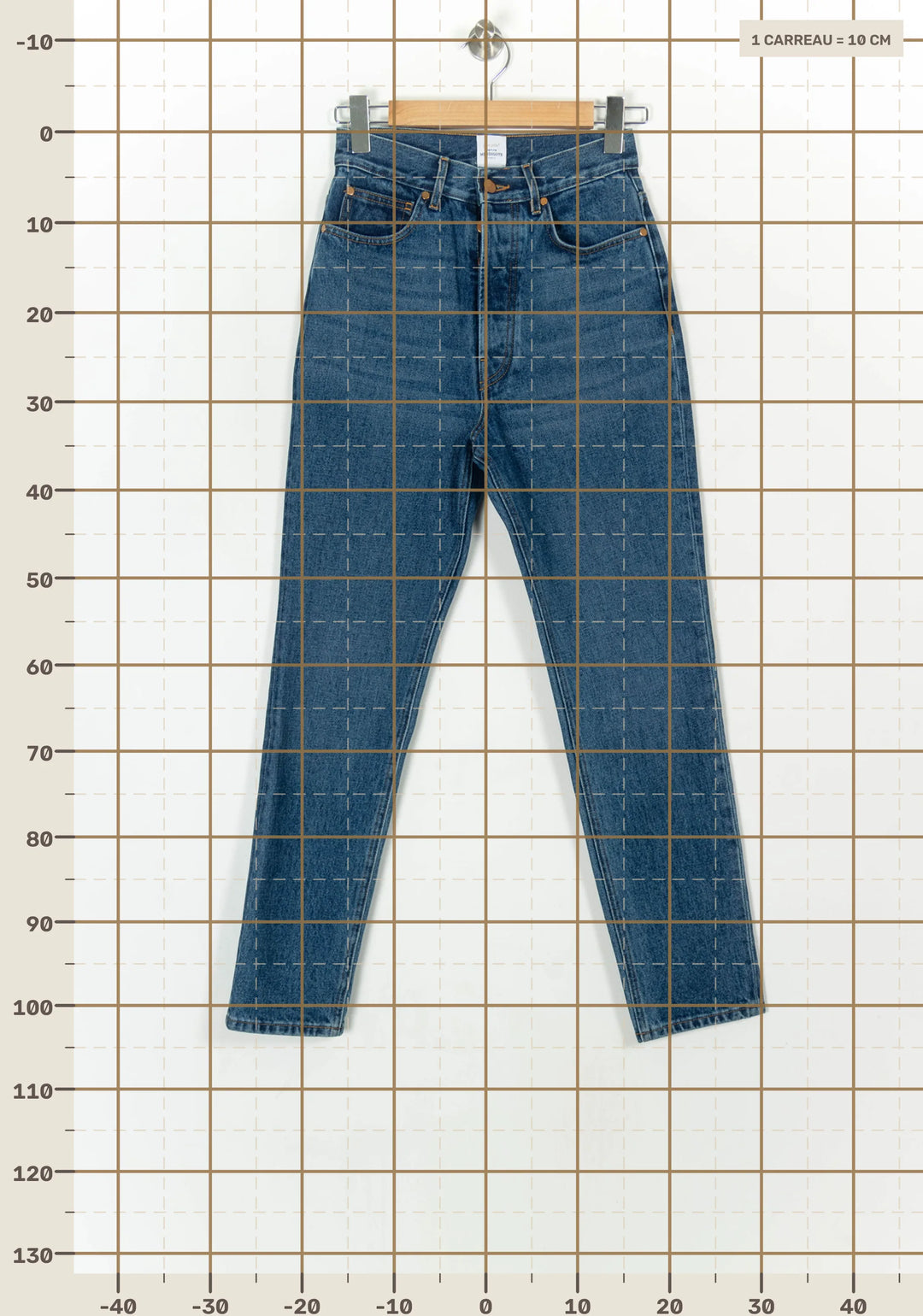 Jean Bleu - Taille S/36 de la marque Petite Mendigote | PARAD119512 - Vendu par Paradigme - Image 4