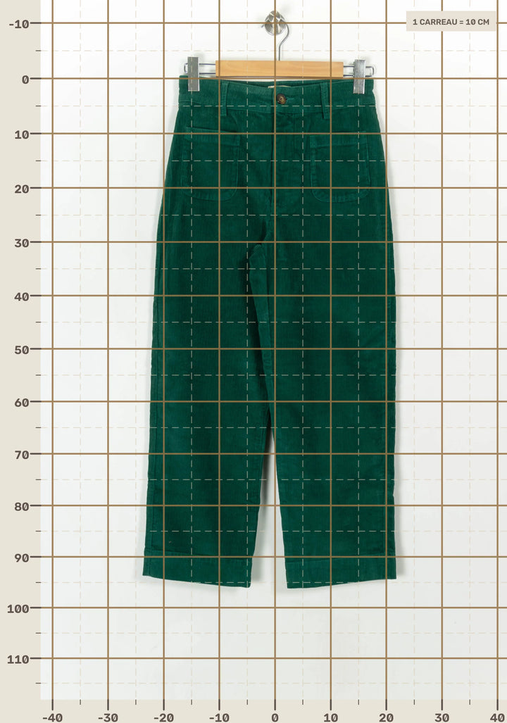 Pantalon Vert - Taille M/38 de la marque Petite Mendigote | PARAD119516 - Vendu par Paradigme - Image 4