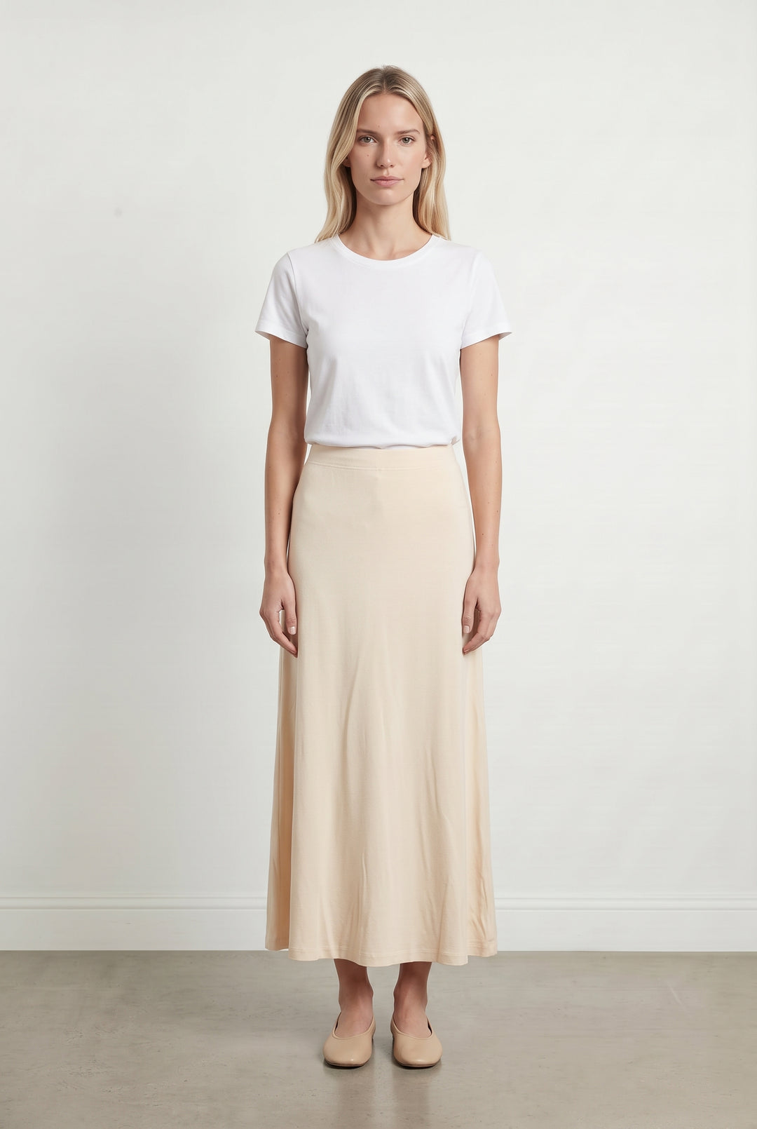 Jupe Longue Beige - Taille M/38 de la marque Petite Mendigote | PARAD119517 - Vendu par Paradigme - Image 1