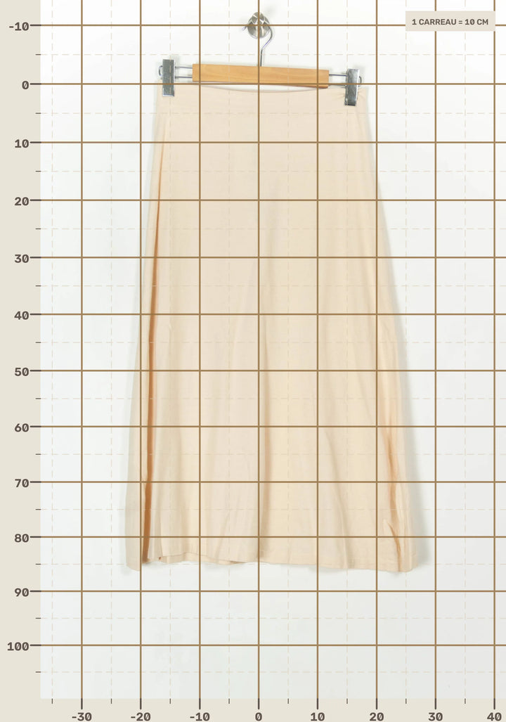 Jupe Longue Beige - Taille M/38 de la marque Petite Mendigote | PARAD119517 - Vendu par Paradigme - Image 4
