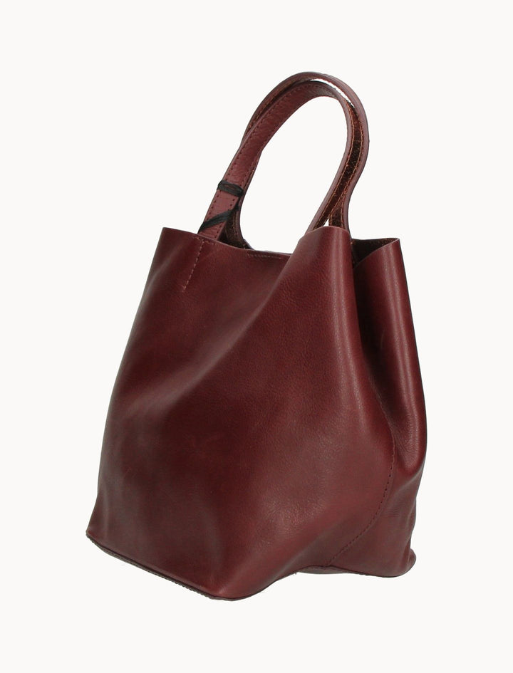 Sac Cabas Bordeaux - Taille T.U. de la marque Petite Mendigote | PARAD119521 - Vendu par Paradigme - Image 2