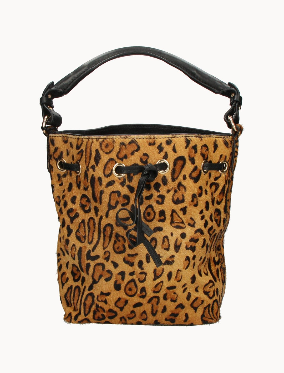 Sac Seau Léopard et Noir - Taille T.U. de la marque Petite Mendigote | PARAD119528 - Vendu par Paradigme - Image 1