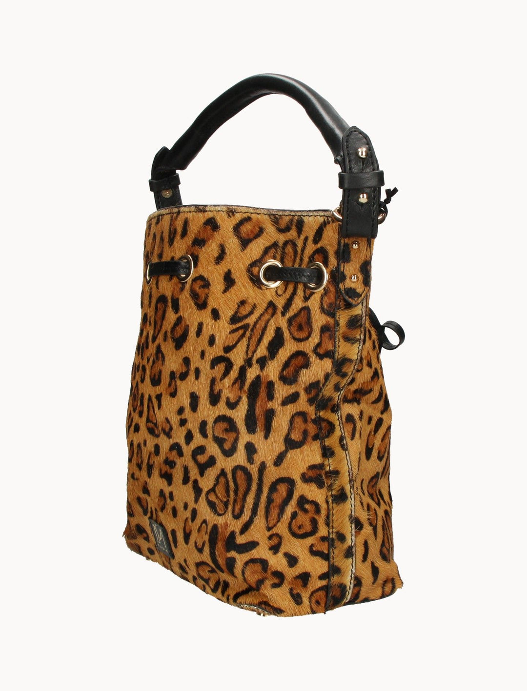 Sac Seau Léopard et Noir - Taille T.U. de la marque Petite Mendigote | PARAD119528 - Vendu par Paradigme - Image 2