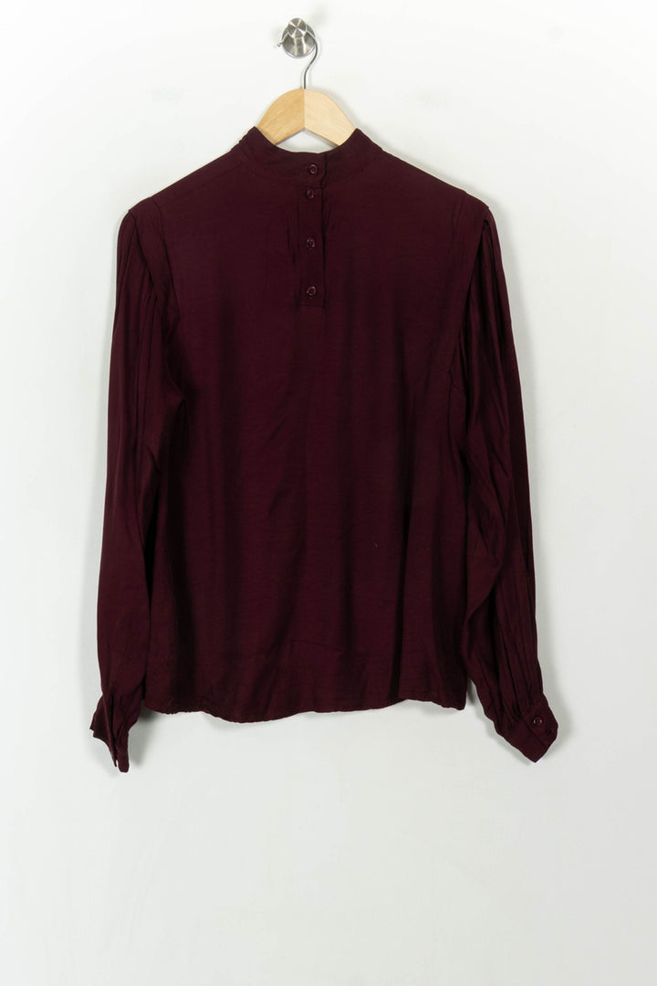 Blouse Bordeaux - Taille XS/34 de la marque Modetrotter | PARAD119531 - Vendu par Paradigme - Image 5