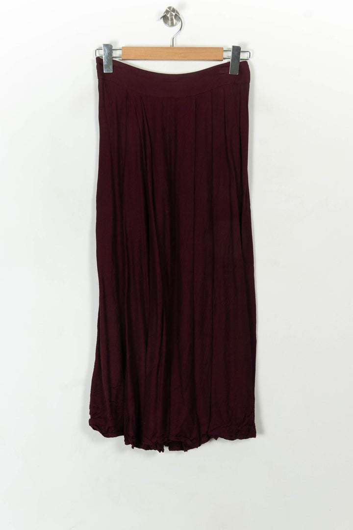 Jupe Plissée Bordeaux - Taille XS/34 de la marque Modetrotter | PARAD119532 - Vendu par Paradigme - Image 5