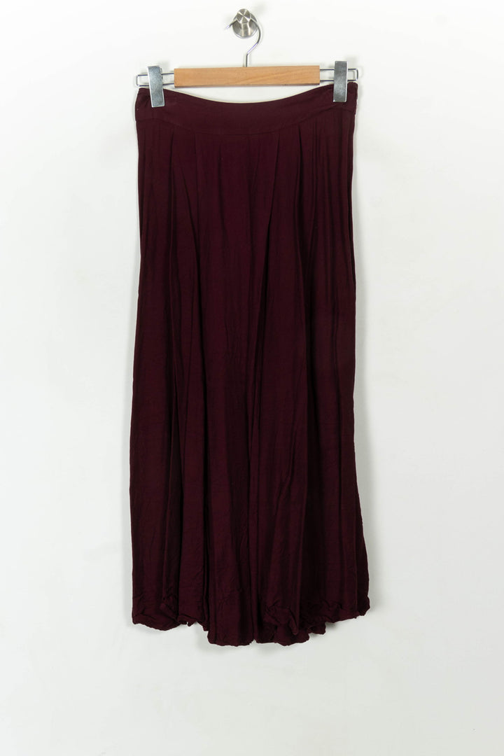 Jupe Plissée Bordeaux - Taille XS/34 de la marque Modetrotter | PARAD119532 - Vendu par Paradigme - Image 2