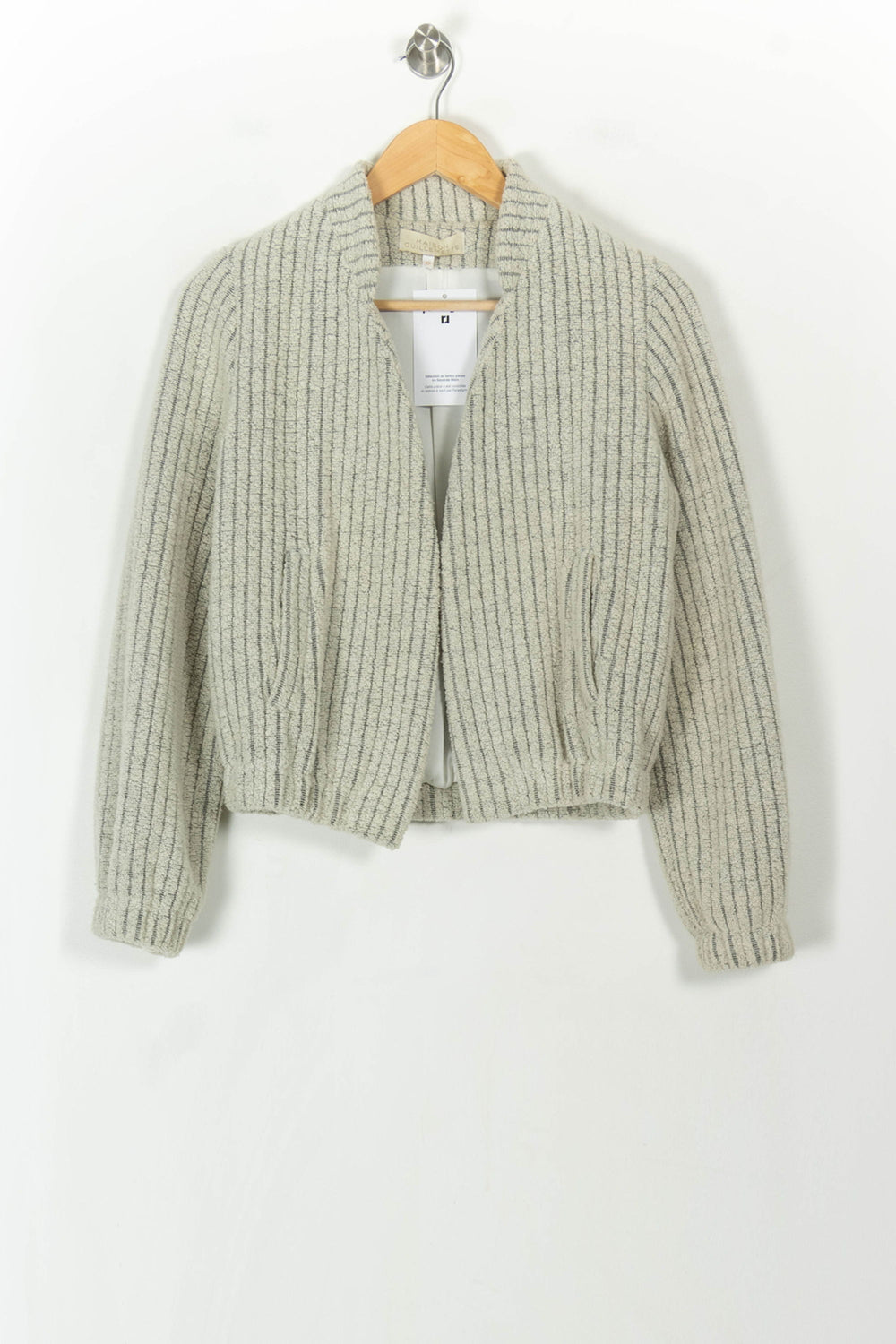 Veste Grise - Taille XS/34 de la marque Maison Guillemette | PARAD119533 - Vendu par Paradigme - Image 2