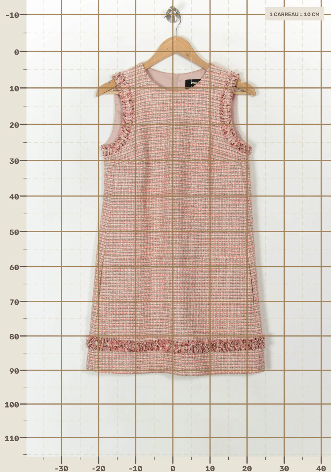 Robe Sans Manches Rose - Taille S/36 de la marque Paule Ka | PARAD119534 - Vendu par Paradigme - Image 4
