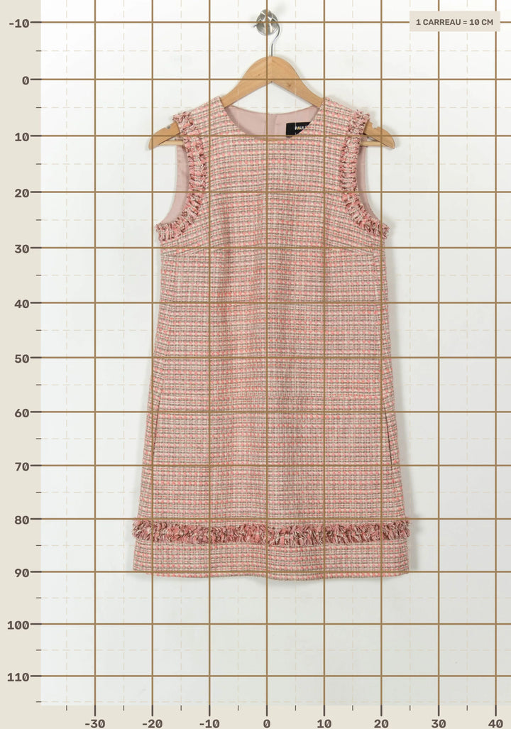 Robe Sans Manches Rose - Taille S/36 de la marque Paule Ka | PARAD119534 - Vendu par Paradigme - Image 4