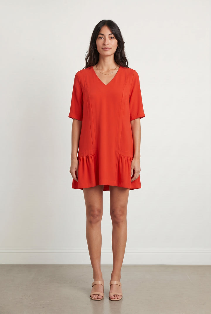 Robe Courte Rouge - Taille S/36 de la marque Suncoo | PARAD119535 - Vendu par Paradigme - Image 1