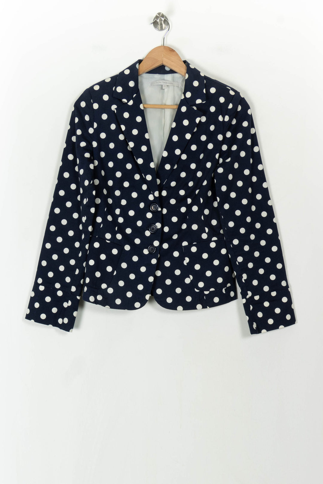 Blazer Bleu et Blanc - Taille L/40 de la marque La Fée Maraboutée | PARAD119546 - Vendu par Paradigme - Image 2