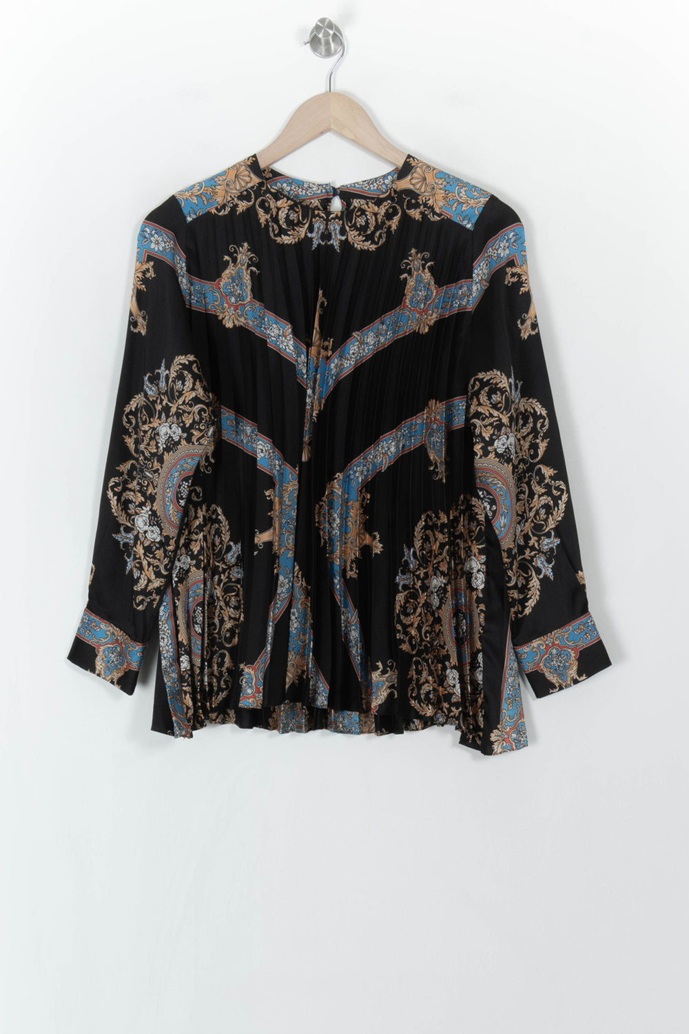 Blouse Noire et Bleue - Taille M/38 de la marque Sandro | PARAD119547 - Vendu par Paradigme - Image 2