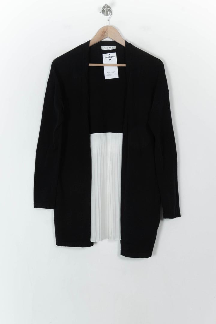 Cardigan Noir et Blanc - Taille S/36 de la marque Sandro | PARAD119548 - Vendu par Paradigme - Image 2