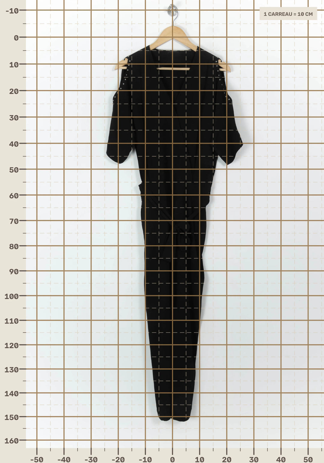 Combinaison Noire - Taille M/38 de la marque IKKS | PARAD119549 - Vendu par Paradigme - Image 4