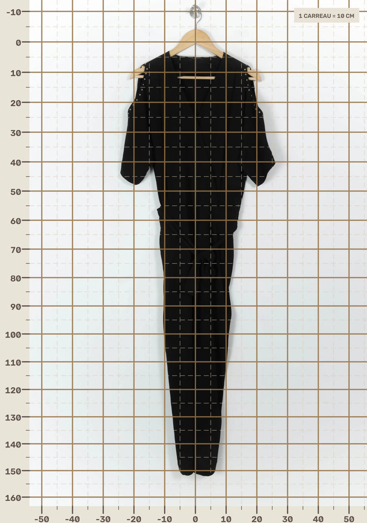 Combinaison Noire - Taille M/38 de la marque IKKS | PARAD119549 - Vendu par Paradigme - Image 4