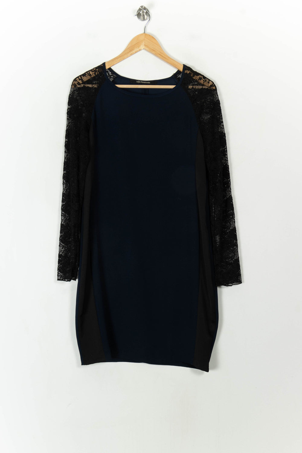 Robe Bleu et Noir - Taille L/40 de la marque La Fée Maraboutée | PARAD119550 - Vendu par Paradigme - Image 2