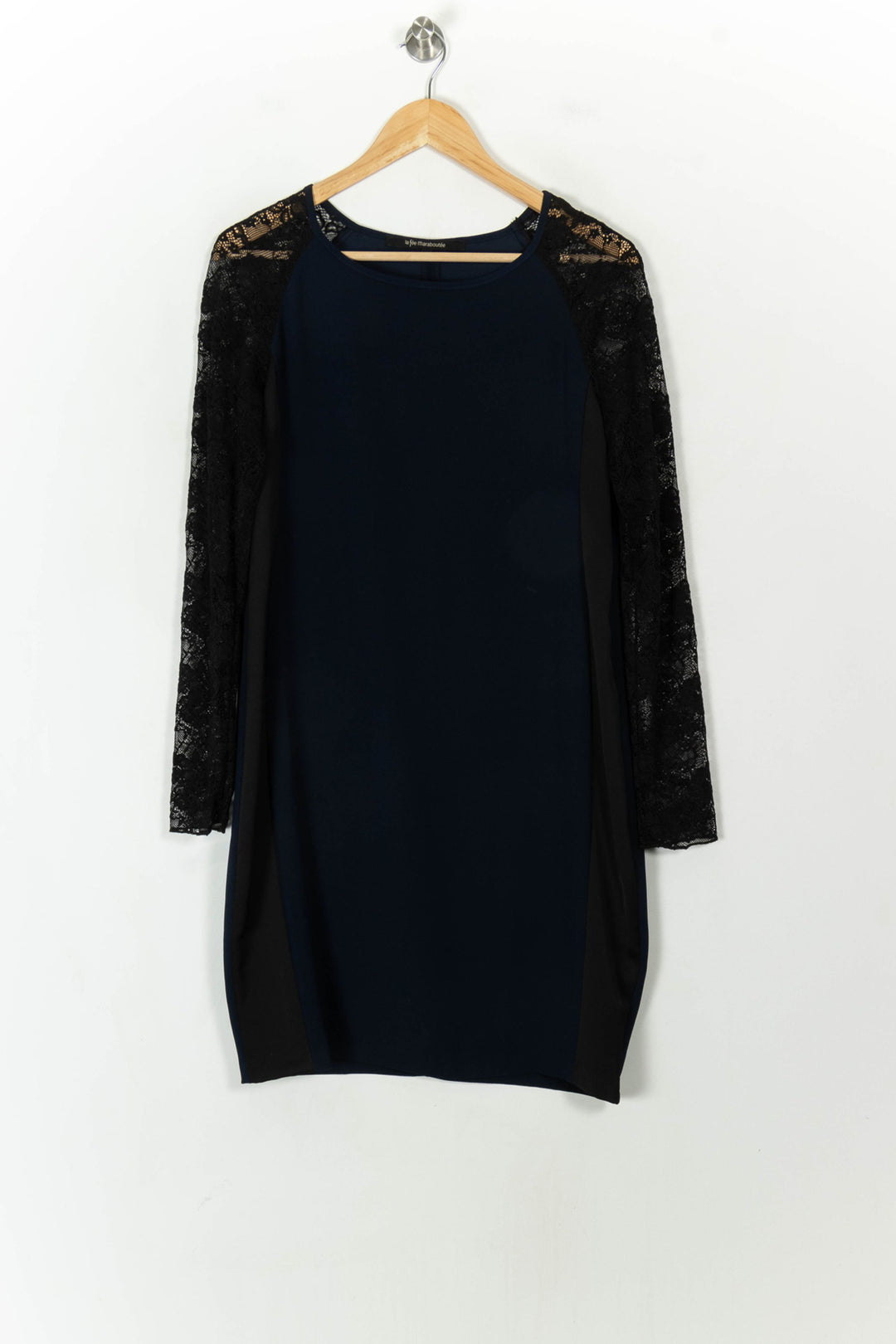 Robe Bleu et Noir - Taille L/40 de la marque La Fée Maraboutée | PARAD119550 - Vendu par Paradigme - Image 2