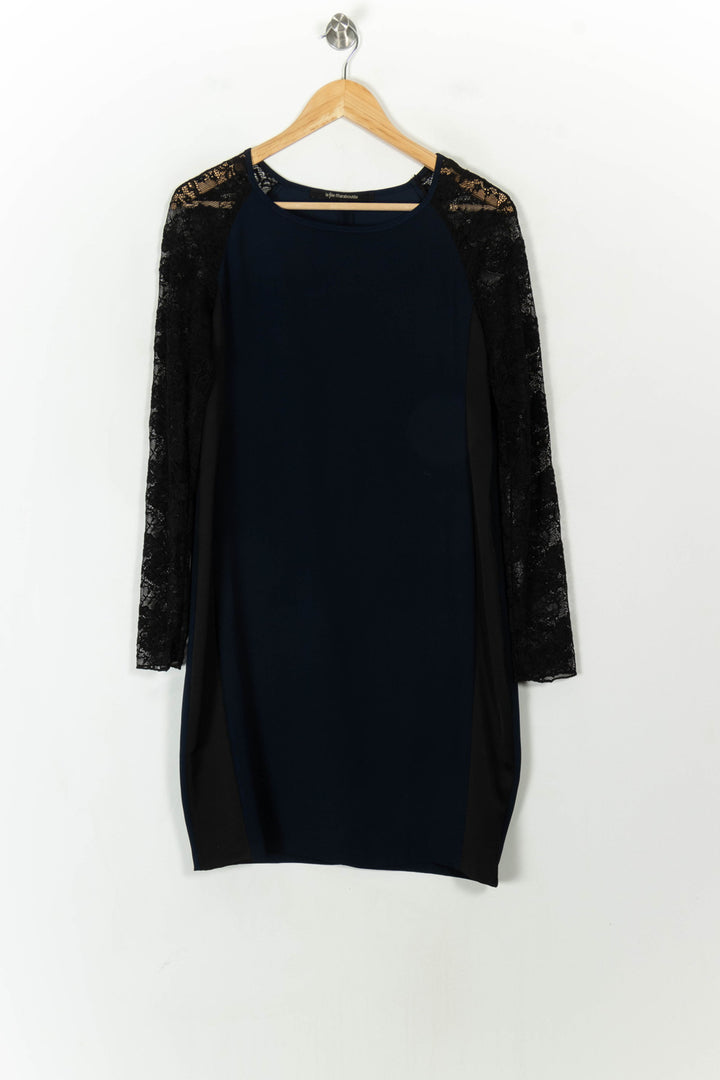 Robe Bleu et Noir - Taille L/40 de la marque La Fée Maraboutée | PARAD119550 - Vendu par Paradigme - Image 2