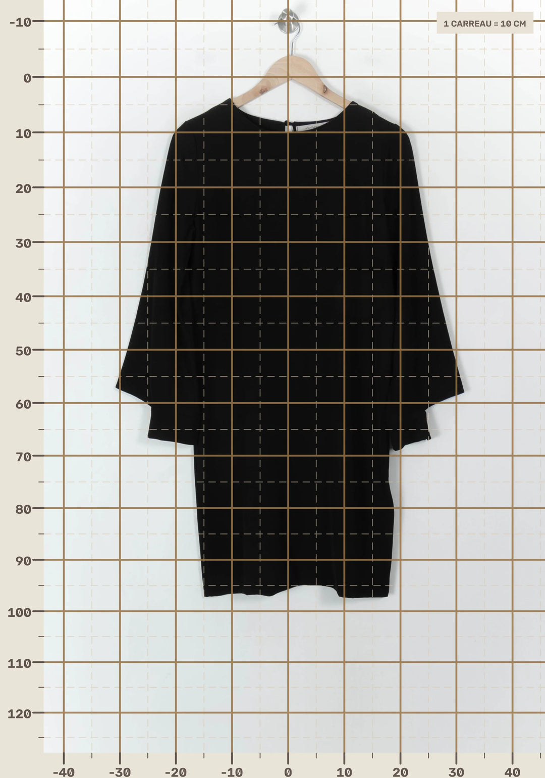 Robe Noire - Taille S/36 de la marque La Fée Maraboutée | PARAD119551 - Vendu par Paradigme - Image 4