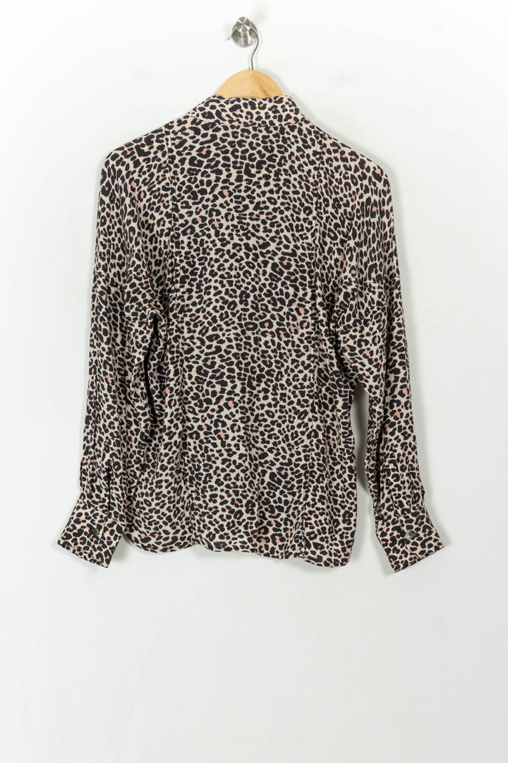 Chemise Léopard Beige et Noir - Taille S/36 de la marque Zadig&amp;Voltaire | PARAD119555 - Vendu par Paradigme - Image 5
