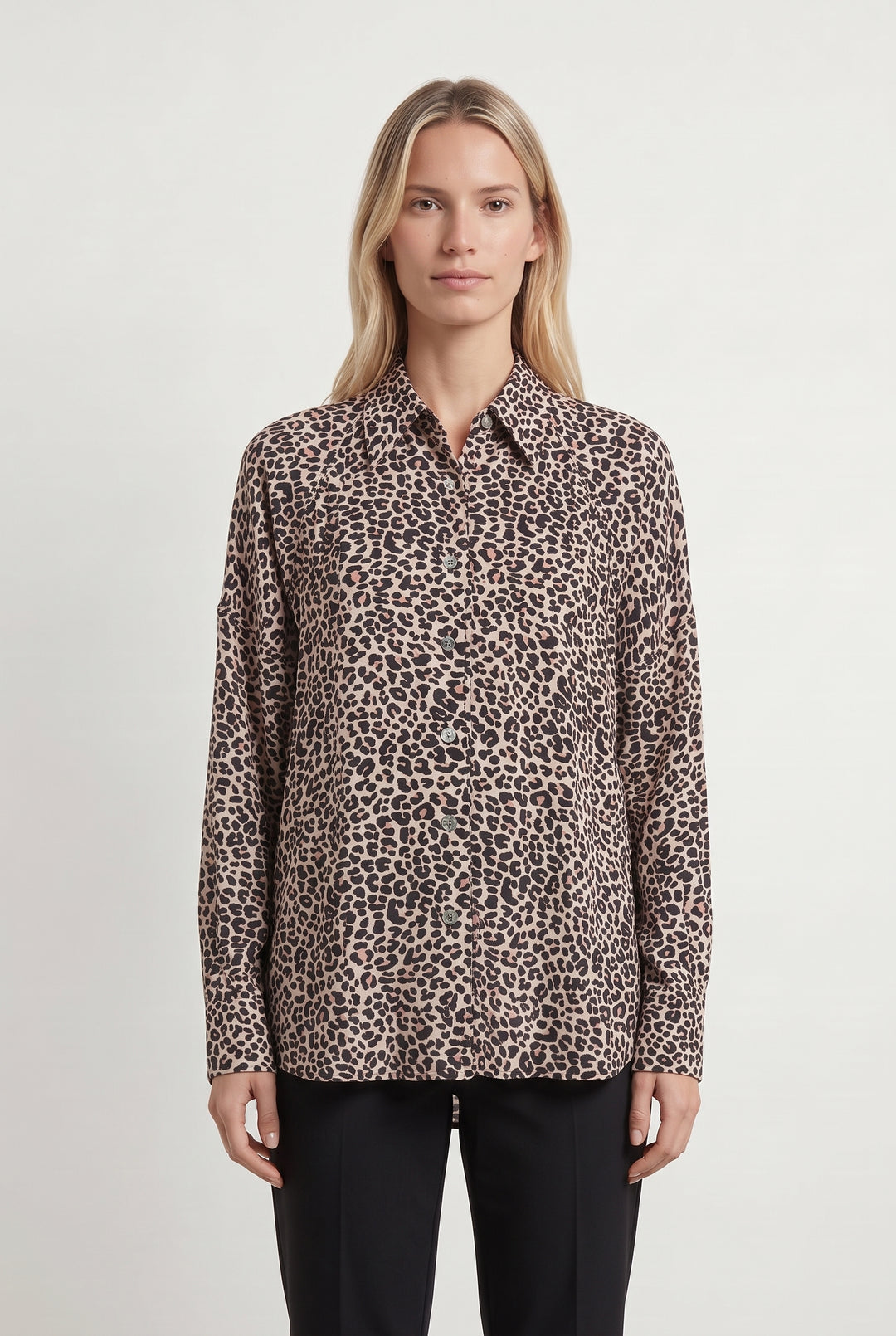 Chemise Léopard Beige et Noir - Taille S/36 de la marque Zadig&amp;Voltaire | PARAD119555 - Vendu par Paradigme - Image 1