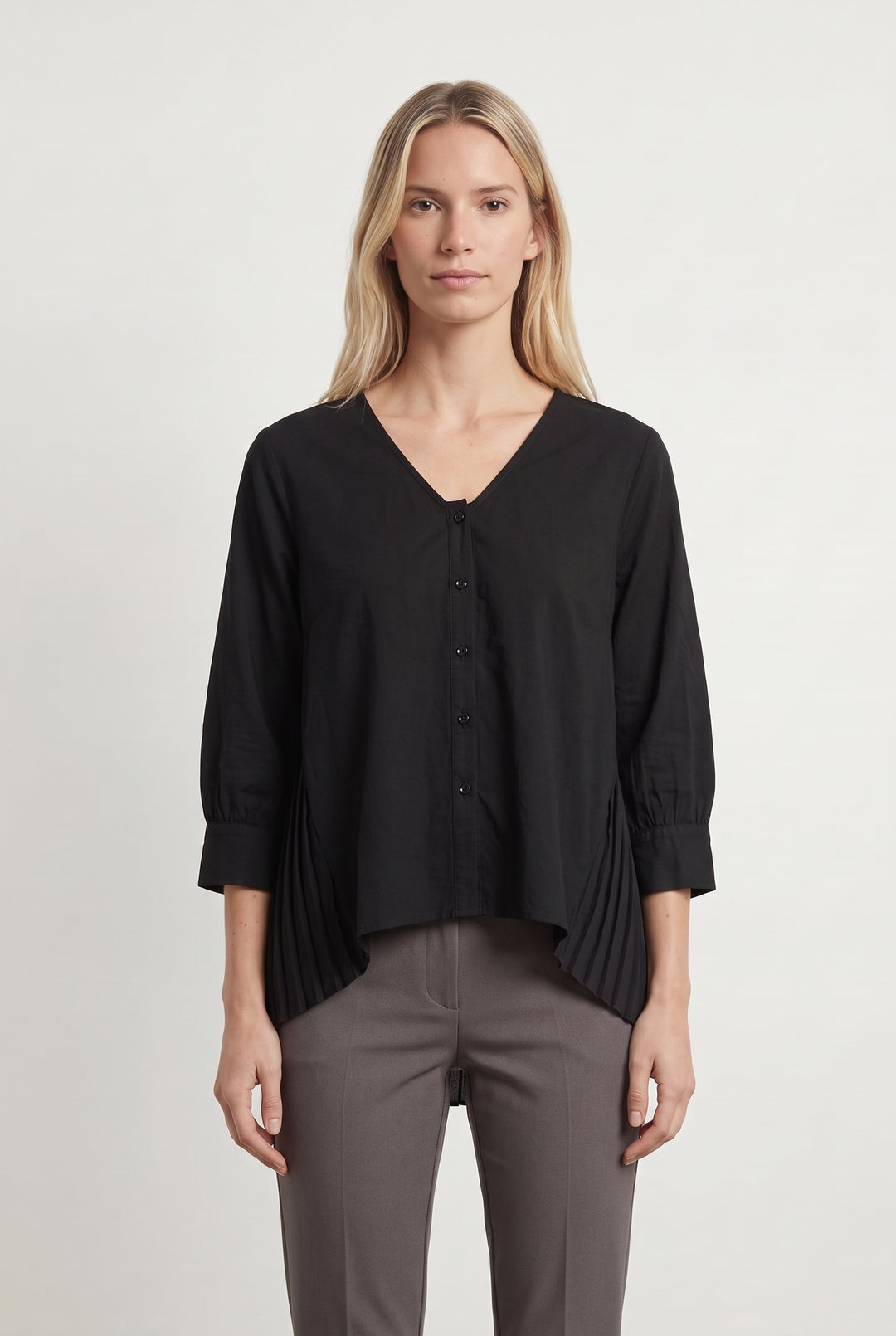 Blouse Noire - Taille S/36 de la marque La Fée Maraboutée | PARAD119556 - Vendu par Paradigme - Image 1