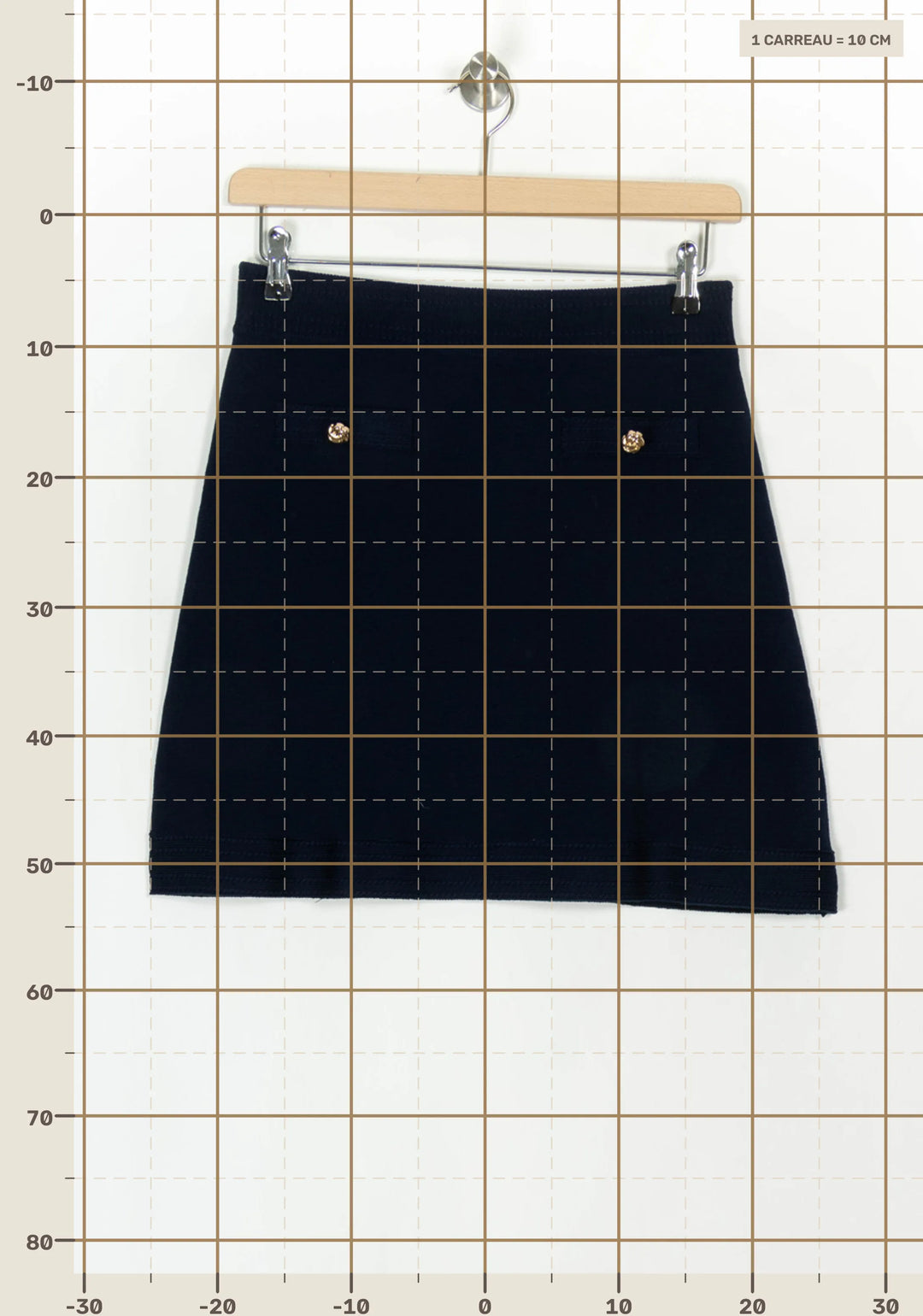 Jupe Bleu - Taille XL/42 de la marque Petite Mendigote | PARAD119557 - Vendu par Paradigme - Image 4