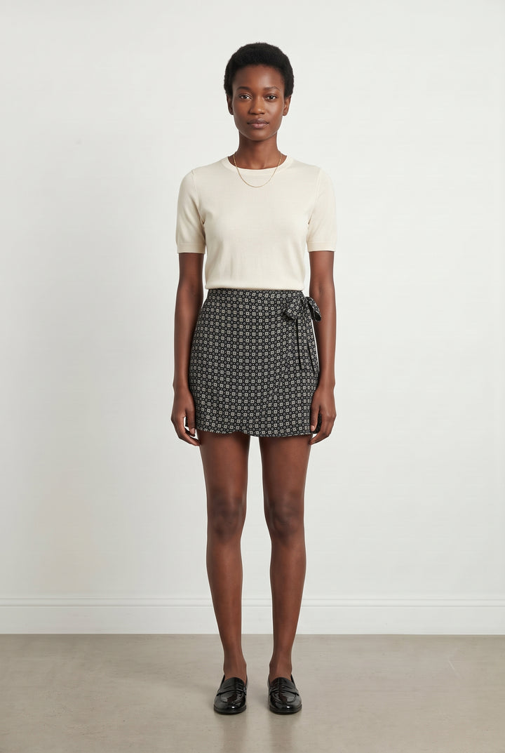 Jupe Noire et Blanche - Taille XS/34 de la marque Petite Mendigote | PARAD119558 - Vendu par Paradigme - Image 1