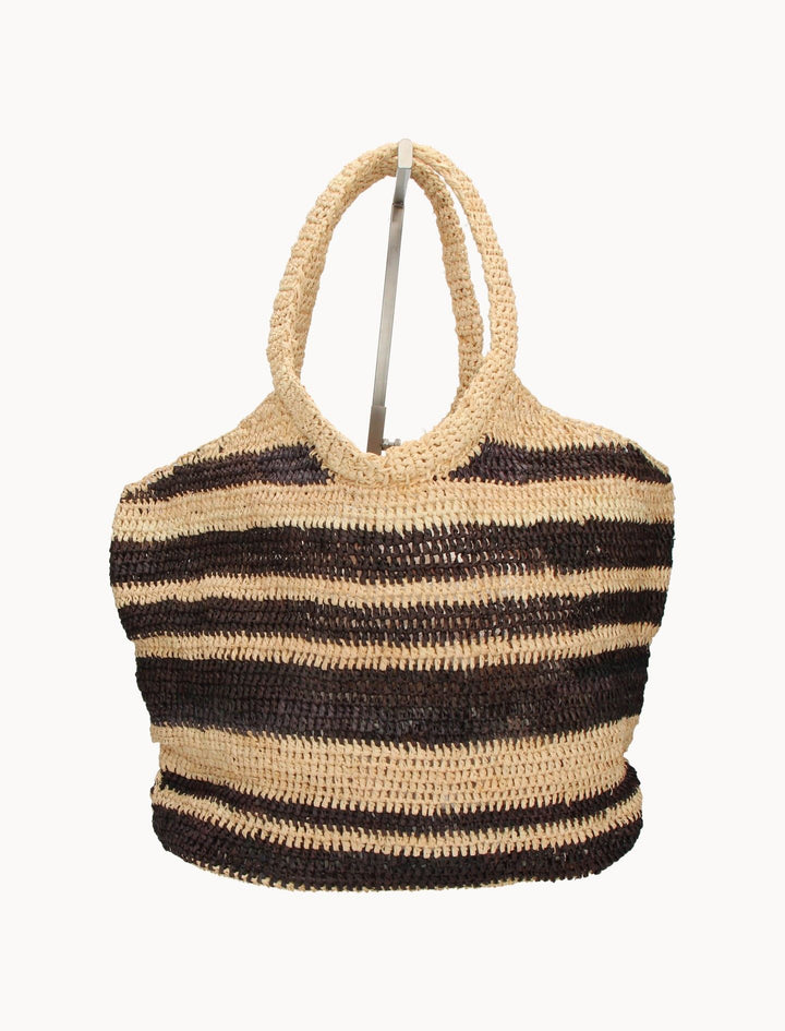 Sac Cabas Beige et Marron - Taille T.U. de la marque Petite Mendigote | PARAD119562 - Vendu par Paradigme - Image 1