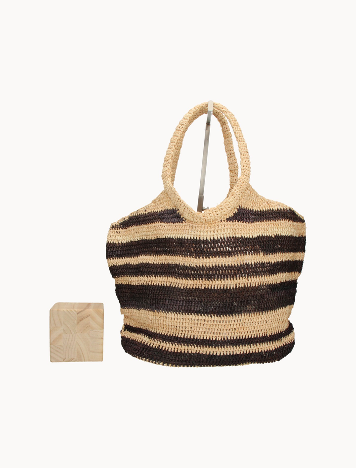 Sac Cabas Beige et Marron - Taille T.U. de la marque Petite Mendigote | PARAD119562 - Vendu par Paradigme - Image 3