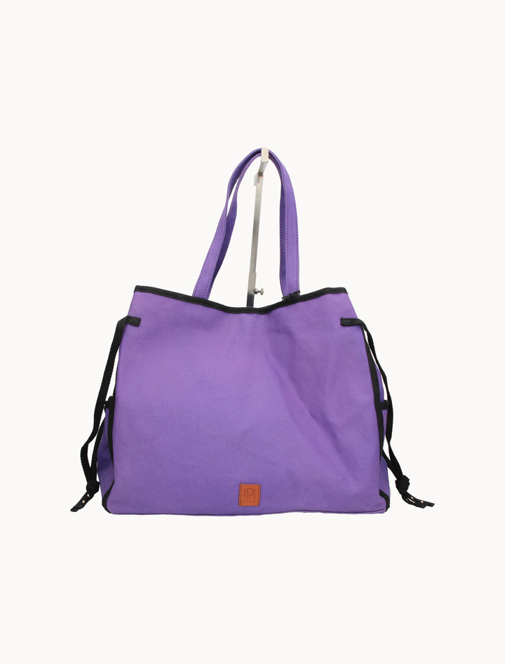Sac Cabas Violet - Taille T.U. de la marque Petite Mendigote | PARAD119565 - Vendu par Paradigme - Image 1