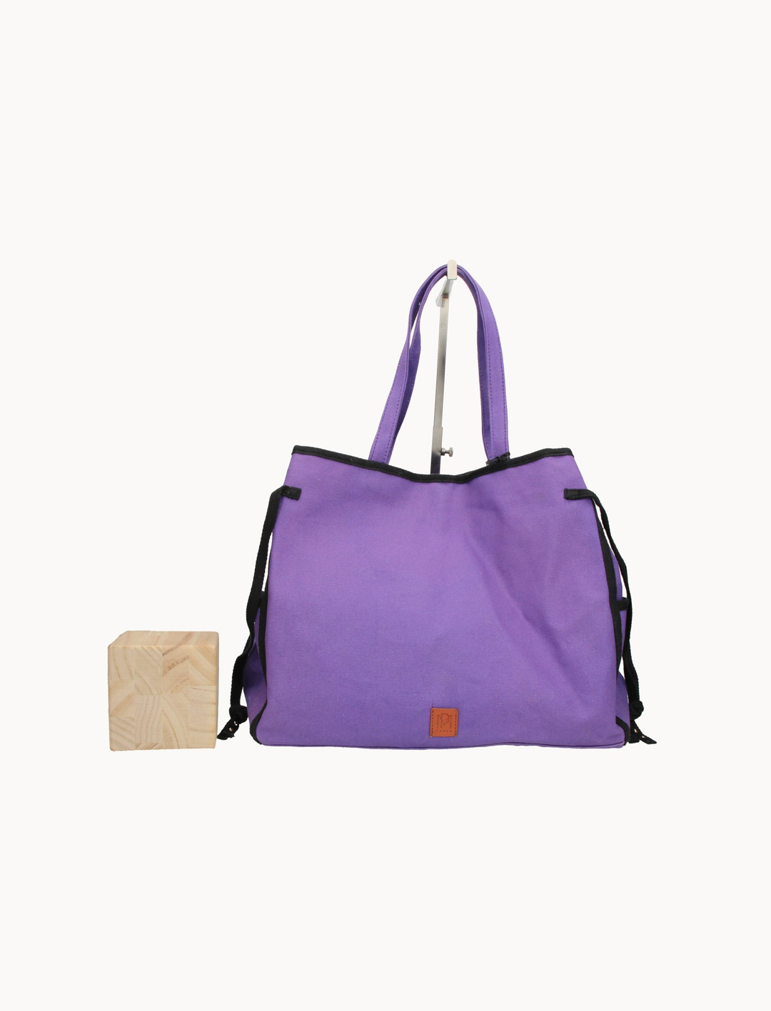 Sac Cabas Violet - Taille T.U. de la marque Petite Mendigote | PARAD119565 - Vendu par Paradigme - Image 3