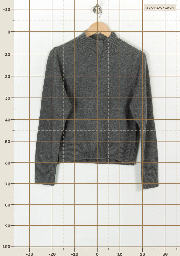 Pull Gris - Taille L/40 de la marque Petite Mendigote | PARAD119570 - Vendu par Paradigme - Image 4
