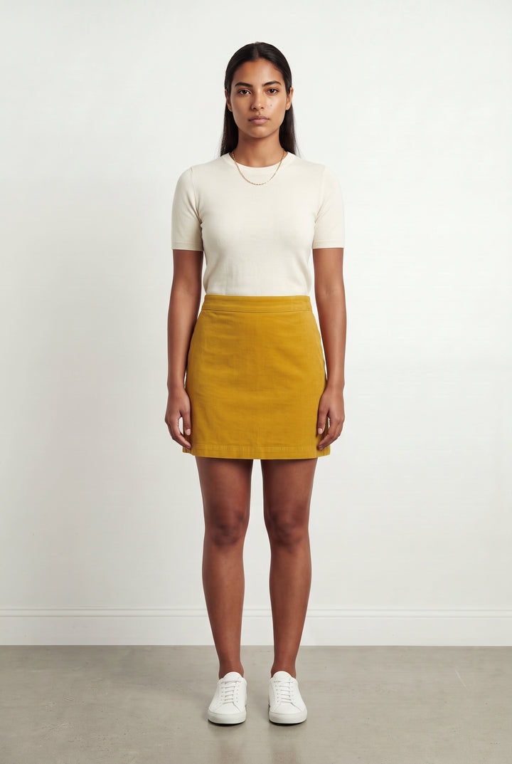 Jupe Jaune - Taille L/40 de la marque Petite Mendigote | PARAD119579 - Vendu par Paradigme - Image 1