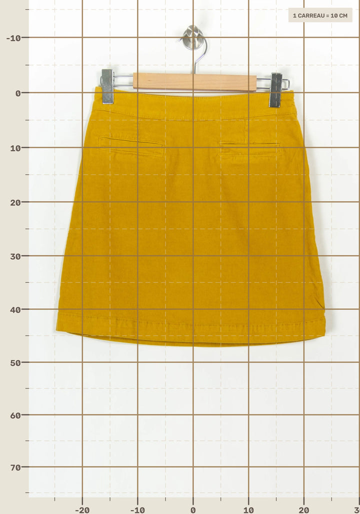 Jupe Jaune - Taille L/40 de la marque Petite Mendigote | PARAD119579 - Vendu par Paradigme - Image 4