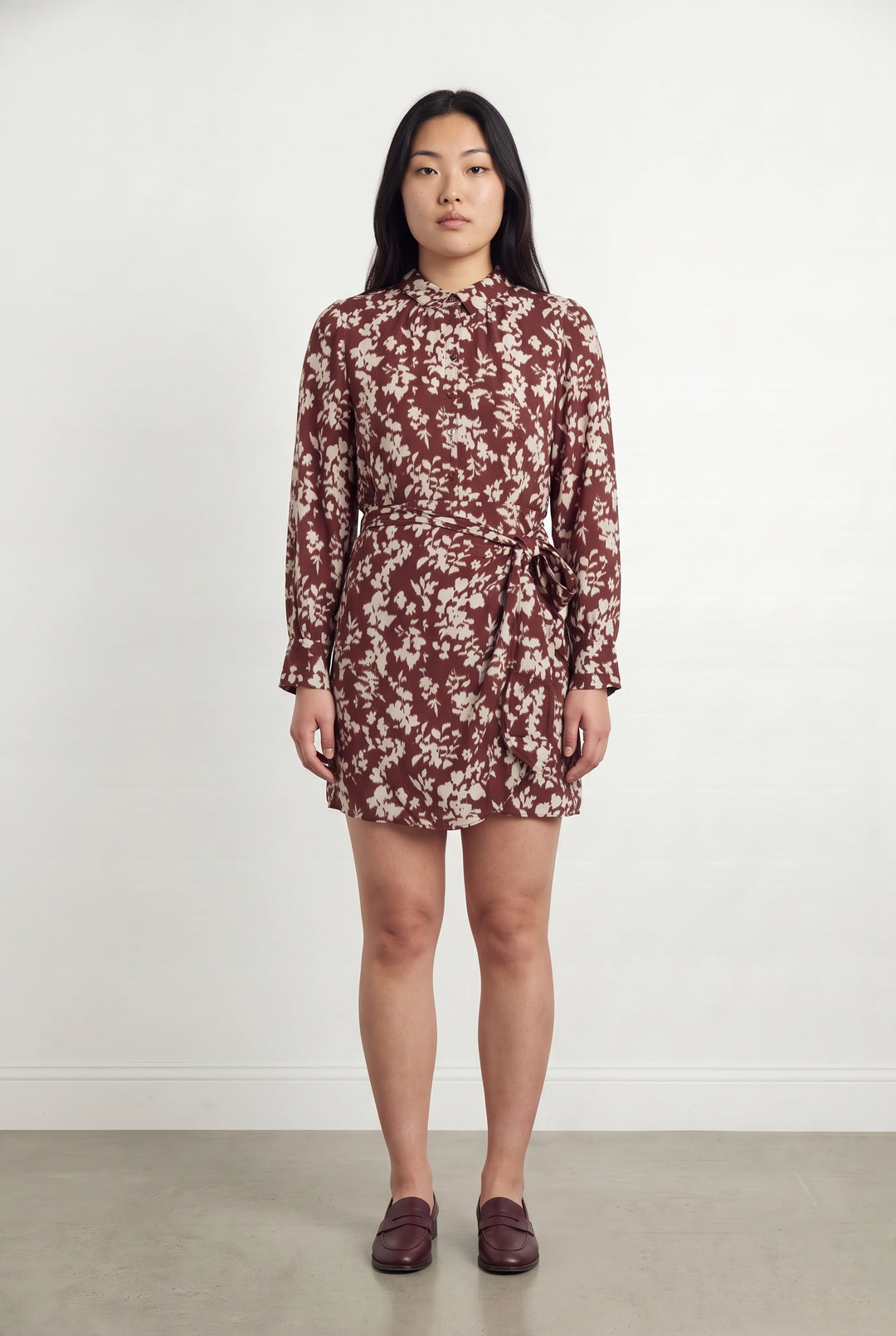 Robe Marron et Blanche - Taille L/40 de la marque Petite Mendigote | PARAD119585 - Vendu par Paradigme - Image 1