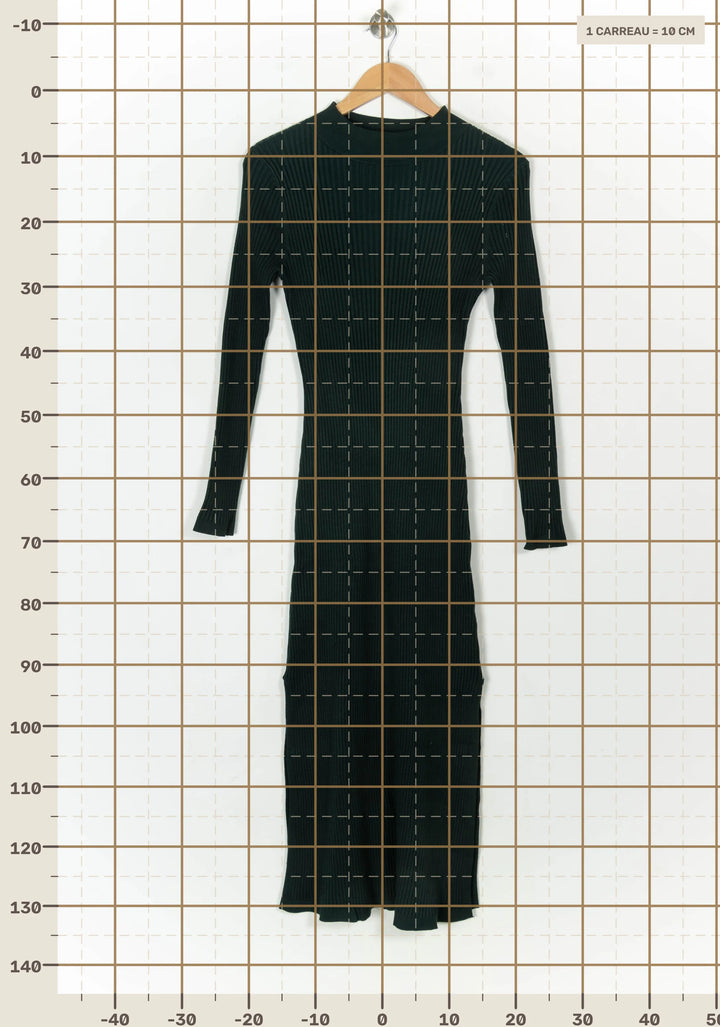 Robe Longue Verte - Taille L/40 de la marque Petite Mendigote | PARAD119587 - Vendu par Paradigme - Image 4