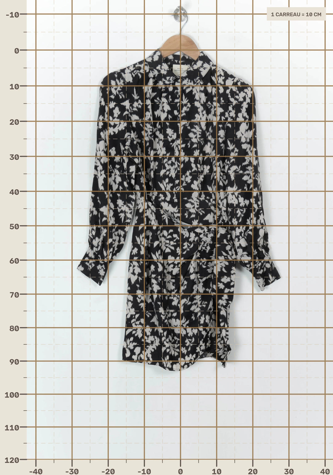 Robe Noire et Blanche - Taille S/36 de la marque Petite Mendigote | PARAD119589 - Vendu par Paradigme - Image 4
