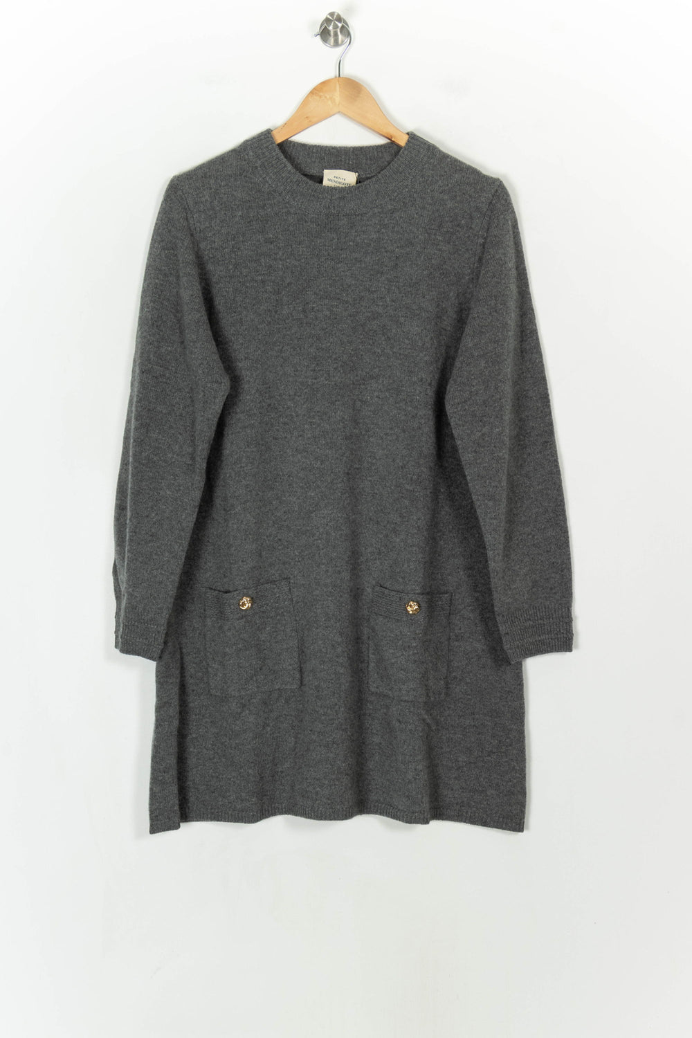 Robe Pull Grise - Taille XXL/44 de la marque Petite Mendigote | PARAD119591 - Vendu par Paradigme - Image 2