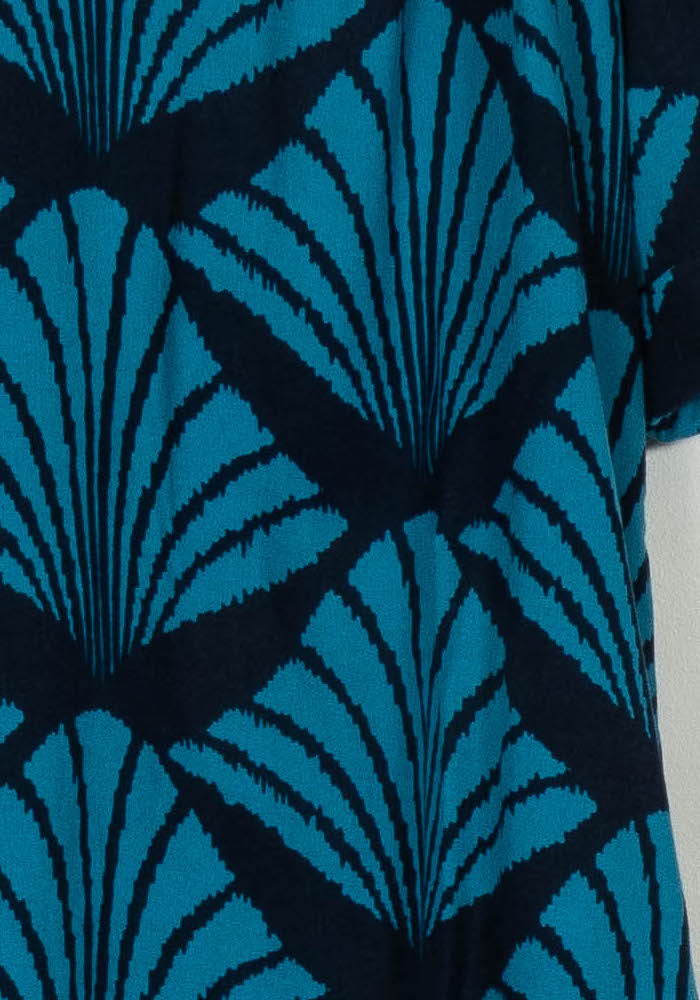 Robe Bleu et Noir - Taille M/38 de la marque La Fée Maraboutée | PARAD119594 - Vendu par Paradigme - Image 3