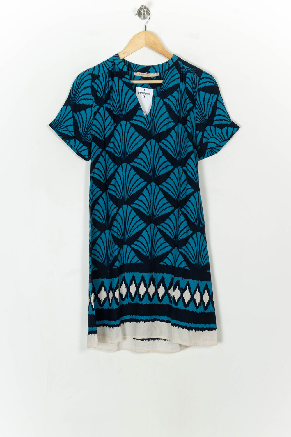 Robe Bleu et Noir - Taille M/38 de la marque La Fée Maraboutée | PARAD119594 - Vendu par Paradigme - Image 2