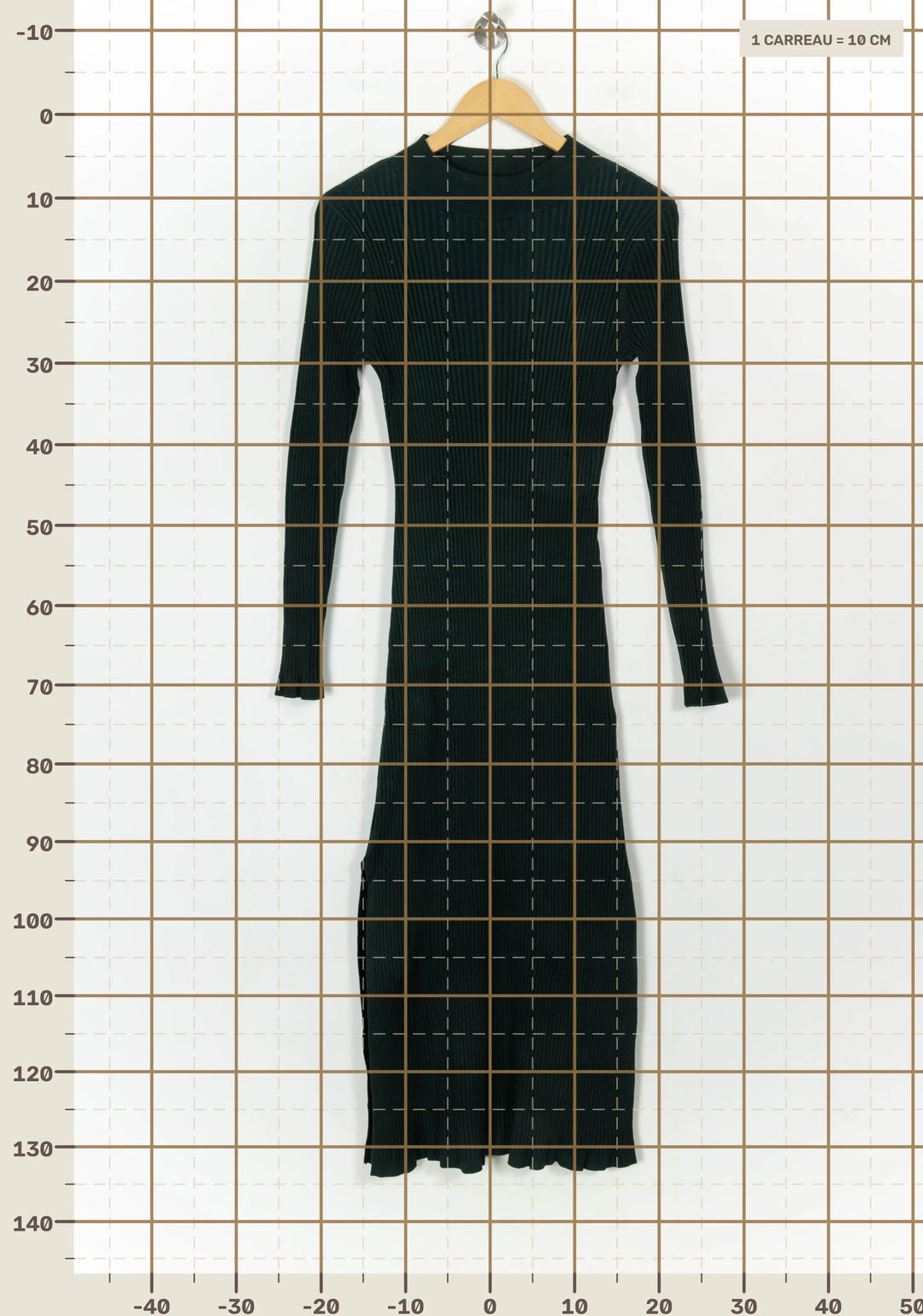 Robe Longue Verte - Taille L/40 de la marque Petite Mendigote | PARAD119595 - Vendu par Paradigme - Image 4
