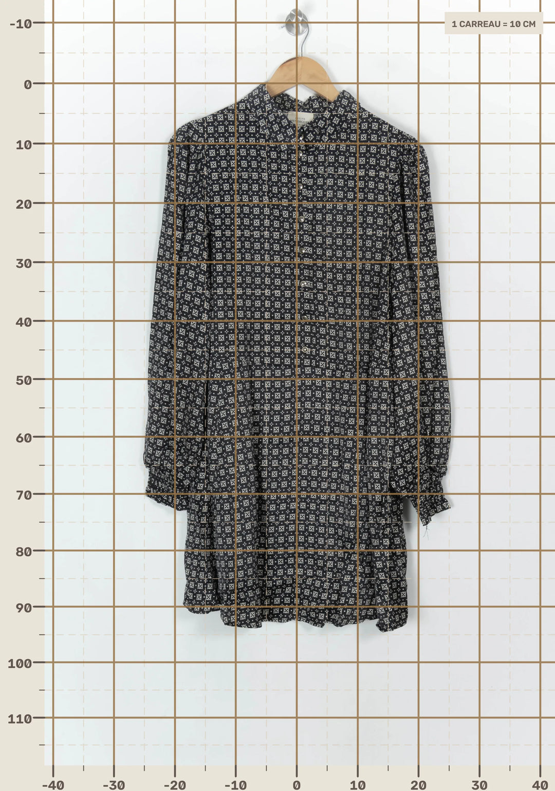 Robe Noire et Blanche - Taille XL/42 de la marque Petite Mendigote | PARAD119597 - Vendu par Paradigme - Image 4